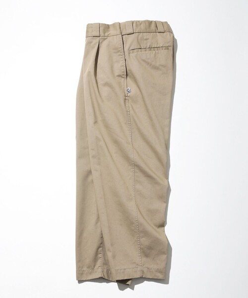 CAHLUMN カウラム ポリエステル 1タック スラックスパンツ CAHLUMN/カウラム Polyester 1 Tuck Slacks Pant/ポリエステル 1