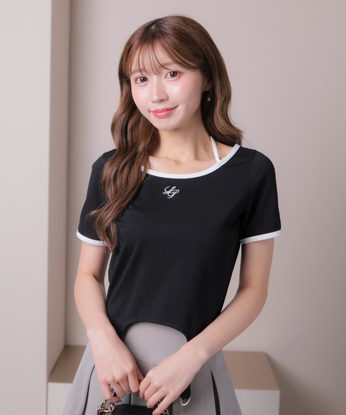 LIP SERVICE - 【人気完売♥新品】値下げ‼️LIP SERVICE リップサービス トップス LIP SERVICE（リップサービス）｜ クロップドガーターカット
