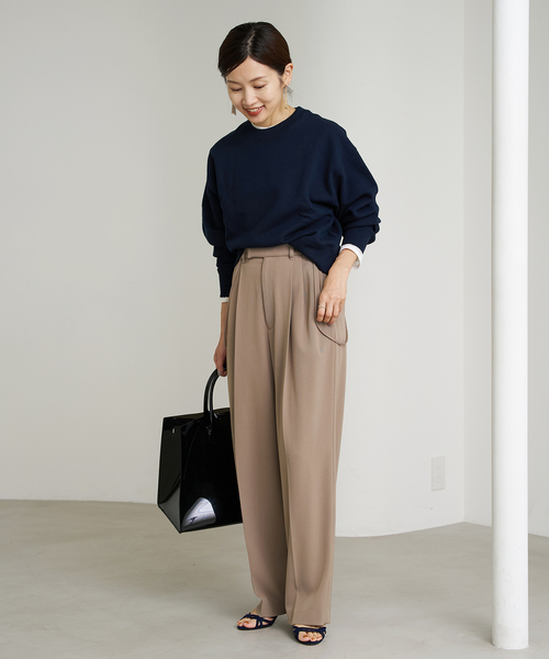 IENA スウェット 「追加」コットン 裏毛クロップドプルオーバー