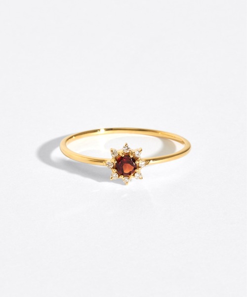 jewel closet by L&CO. ダイヤモンドリング　11号 Jewel closet by L&Co. 指輪 リング K18 カラーストーン