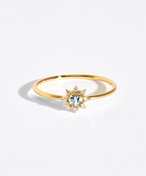 jewel closet by L&CO. ダイヤモンドリング　11号 Jewel closet by L&Co. 指輪 リング K18 カラーストーン