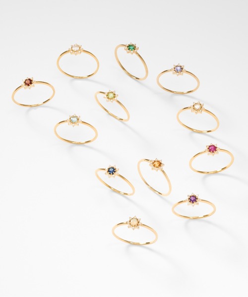 Jewel closet by L&Co. 指輪 リング K18 カラーストーン