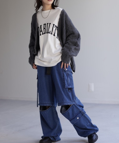 専用商品 BLESS U カーゴパンツ デニム M 2サイズ展開・ユニセックス】ダイドデニムカーゴパンツ（デニム