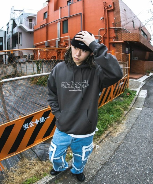 MAHAGRID パーカー 「mahagrid/マハグリッド」THIRD LOGO HOODIE
