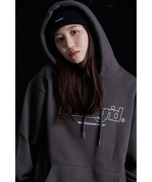 MAHAGRID パーカー 「mahagrid/マハグリッド」THIRD LOGO HOODIE