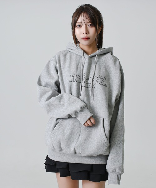 パーカー 「mahagrid/マハグリッド」THIRD LOGO HOODIE/サードロゴ プルオーバーパーカー レディース メンズ mahagrid/マハグリッド』THIRD LOGO HOODIE/サードロゴ プル