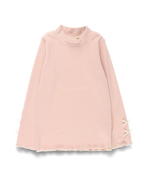 branshes（ブランシェス） tシャツ 「モチモチニットソー」袖リボン