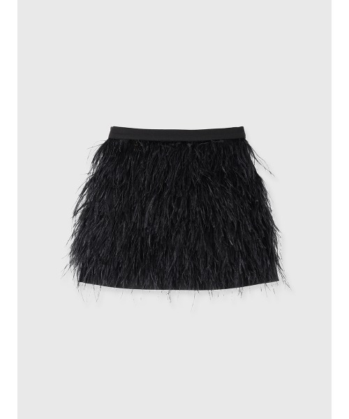 完売商品【eimy istoire】ラップミニスカート/ブラック ラップミニスカート