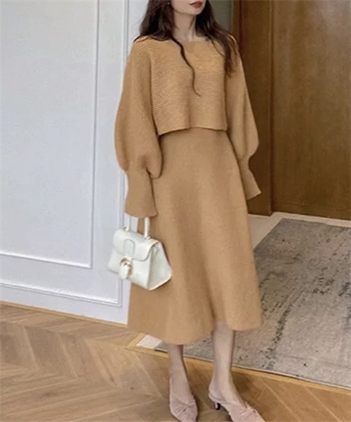Andrea&co オフショルダーキャミワンピース Andrea&co オフショルダーキャミワンピース （ANDREA＆Co