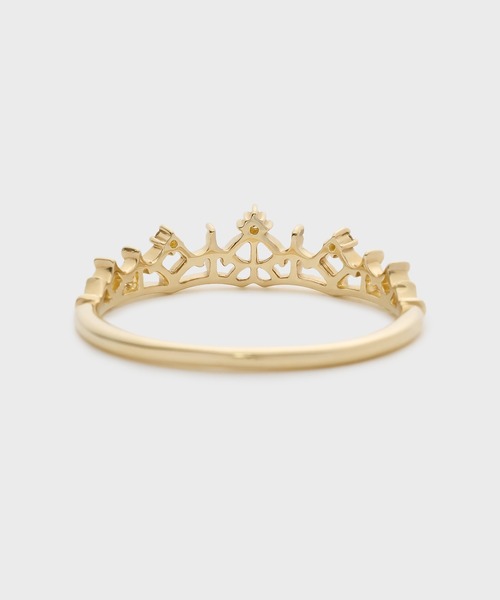 指輪 リング 「Pocket Ring」K10ダイヤモンドリング レディースの画像