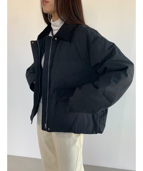 2025 FW ワークジャケットダウン アイボリー Didot.showroom ダウンコート ダウンジャケット 2025 FW｜ワーク