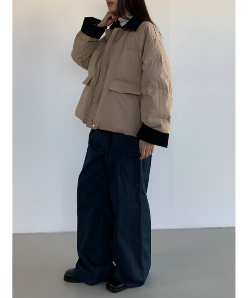 Didot.showroom ワークジャケットダウン タン Didot.showroom ワークジャケットダウン タン