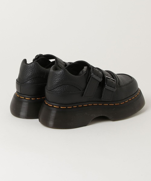 現行品 ドクターマーチン BUZZ メリージェーン 厚底 シボ革 ストラップ 黒 Dr.Martens シューズ Dr. Martens/ドクターマーチン BUZZ メリー