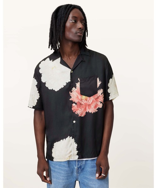ALLSAINTS（オールセインツ） シャツ FLEUR RELAXED FIT FLORAL SHIRT
