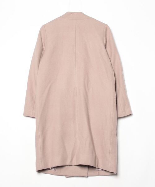 UNITED TOKYO（ユナイテッドトウキョウ） ノーカラーコート 2 ピンク