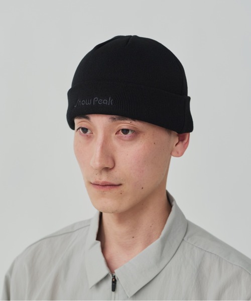 snow peak ニット帽 ニットキャップ Logo Knit Cap メンズ