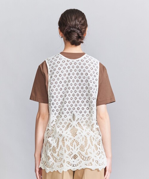 BEAUTY&YOUTH UNITED ARROWS 2WAYレースベスト新品 BEAUTY＆YOUTH UNITED ARROWS ベスト ジレ ナイロンレース -2WAY