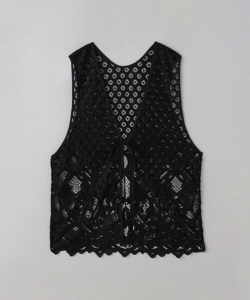 UNITED ARROWS スカラップ レース ニットベスト UNITED ARROWS｜スカラップ レース ニットベスト | Rakuten
