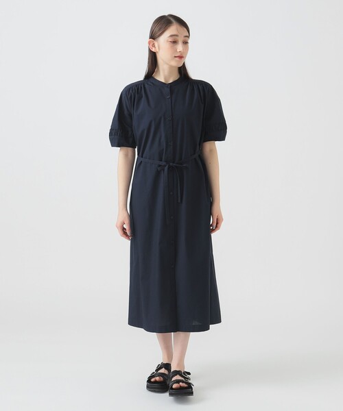 新品同様B:mingツイートスーツ濃紺ネイビーワンピースビームス B：MING by BEAMS ワンピース 「NAVYS掲載 / 吸水速乾・接触冷感