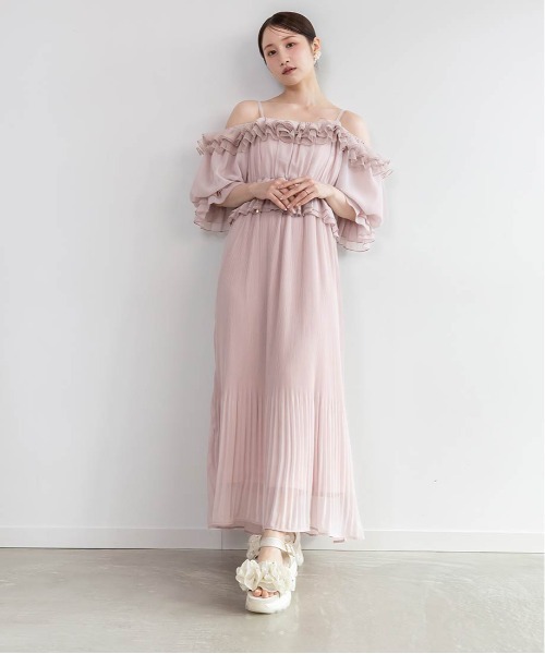 RANDA（ランダ） サンダル ボリュームフリルスポーツサンダル