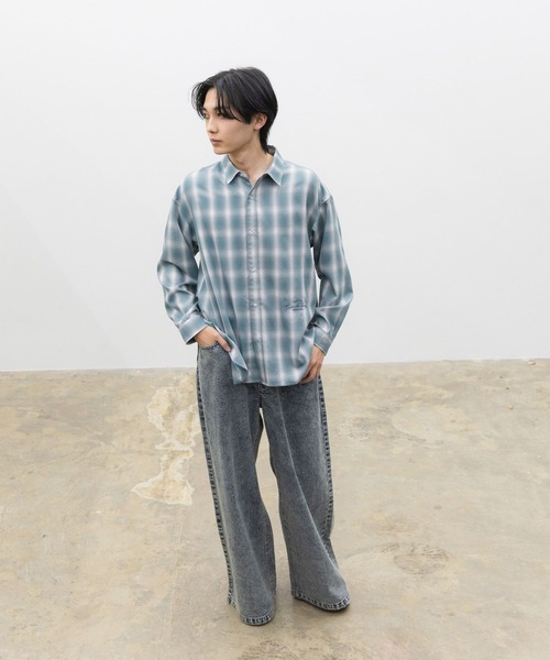 ブラウス シャツ チェックシャツ長袖/AND YUA ANY/319409 キッズ 子供服 男の子 女の子 | GLOBAL WORK | 14