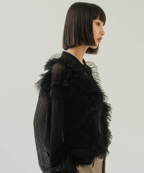 Knuth Marf ブラウス シャツ tulle design blouse レディース