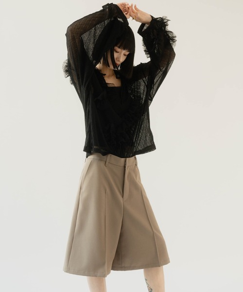 Knuth Marf ブラウス シャツ tulle design blouse レディース