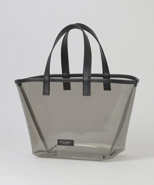 【美品】BLUELABEL CRESTBRIDGE クリアPVC×ペーパートート クリアPVC×ペーパートート（バッグ）｜BLUE LABEL CRESTBRIDGE