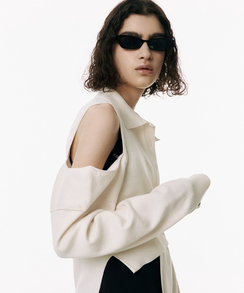 JOSE MOON カーディガン POLOKNIT CARDIGAN/ポロニット