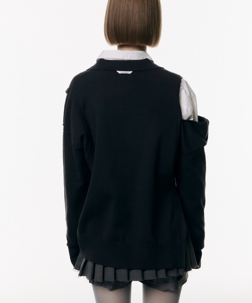 JOSE MOON カーディガン POLOKNIT CARDIGAN/ポロニット