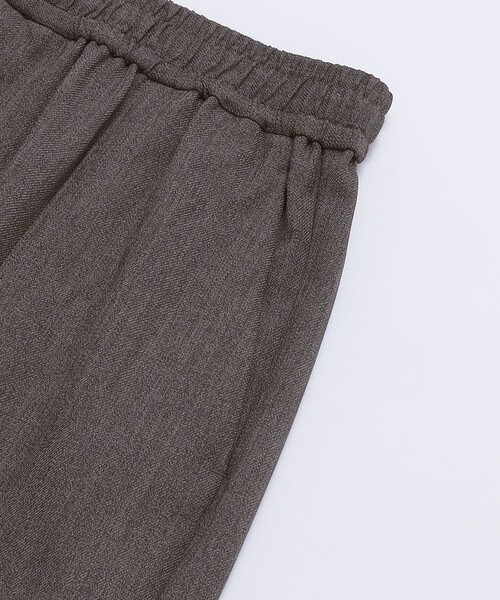 SHIPS（シップス） パンツ SHIPS: リネン ライク ワイド ピンタック