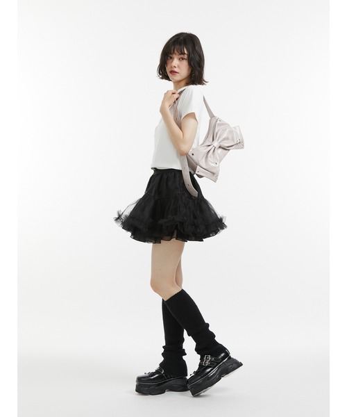 厚底メリージェーンスニーカーソールバレエシューズ　L 厚底スニーカーソールバレエシューズ/メリージェーン/ローファー