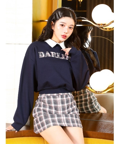 「Darich」 ミニスカート S グレー レディース_画像7