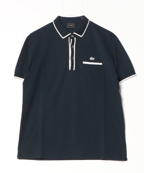 LACOSTE　ラコステ　半袖　ポロシャツ　ネイビー　メンズ　L LACOSTE（ラコステ） 半袖ポロシャツ ネイビー | セレクト