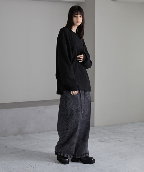 「cussil」 長袖Tシャツ S ブラック メンズ
