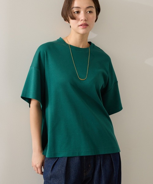 tシャツ 「日本製」「接触冷感・速乾・蒸れ防止」ARTボックスTシャツ レディース メンズ 速乾 Tシャツ Vネック レディース S-XL ストレッチ 透湿性 春