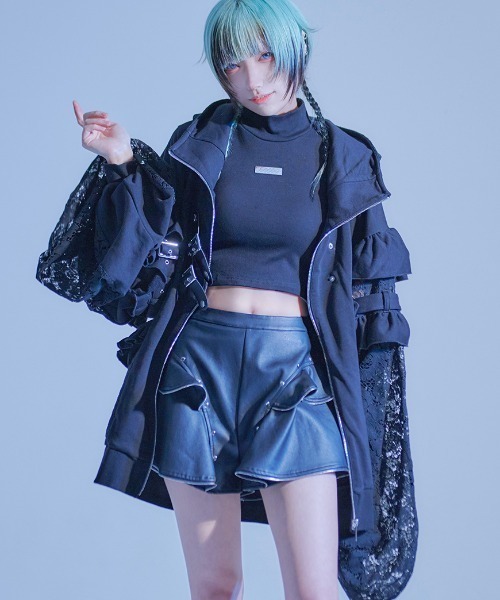 ililil イルイルイル フリルパーカー ililil パーカー 「ililil/イルイルイル」「ふわふわの嘘で包ん