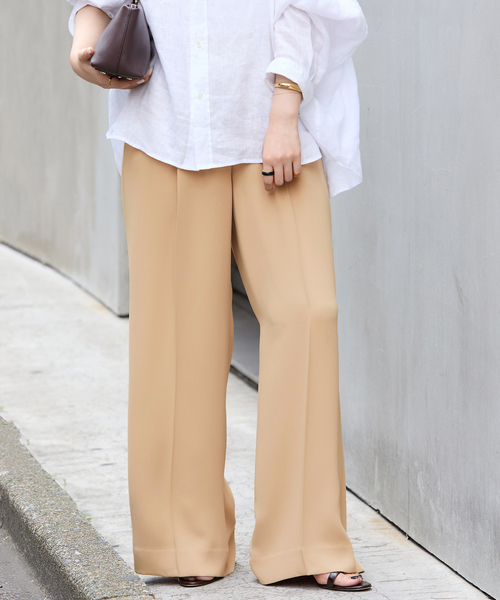 plage スラックス パンツ les Tendre easy care レディース