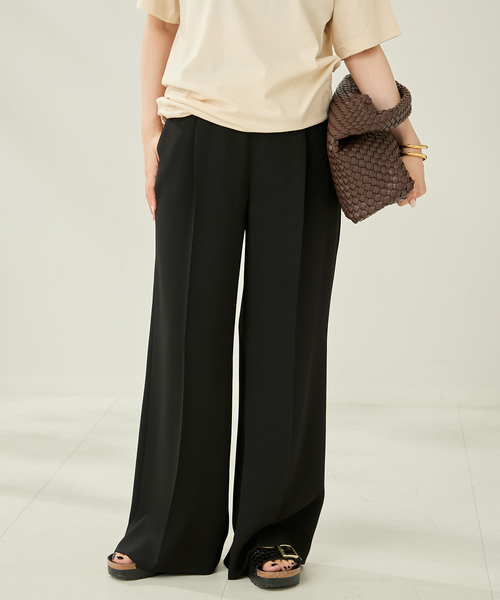 plage スラックス パンツ les Tendre easy care レディース
