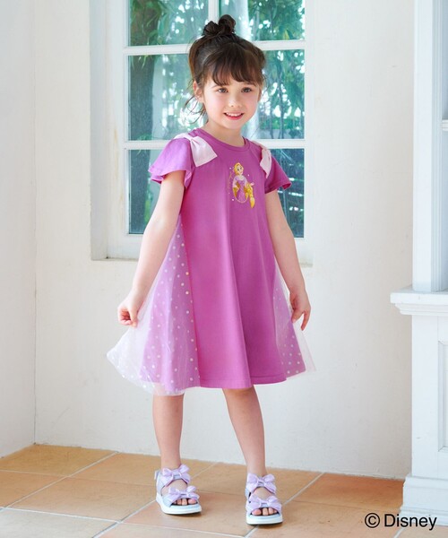 【現行品未使用】familiar 半袖ワンピース 100cm ファミリア familiar アウトレット 子供服 女の子 100cm 半袖