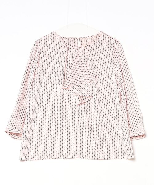 「UNTITLED」 長袖ブラウス 04 ピンク レディース
