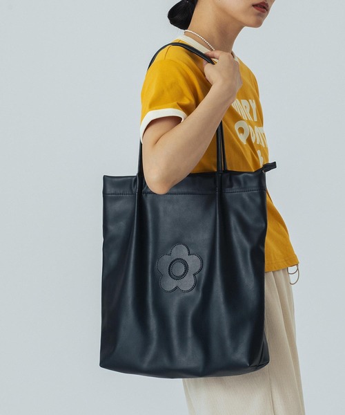 MARY QUANT PCバッグ 黒 MARY QUANT トートバッグ マリークワント mary quant (MARY