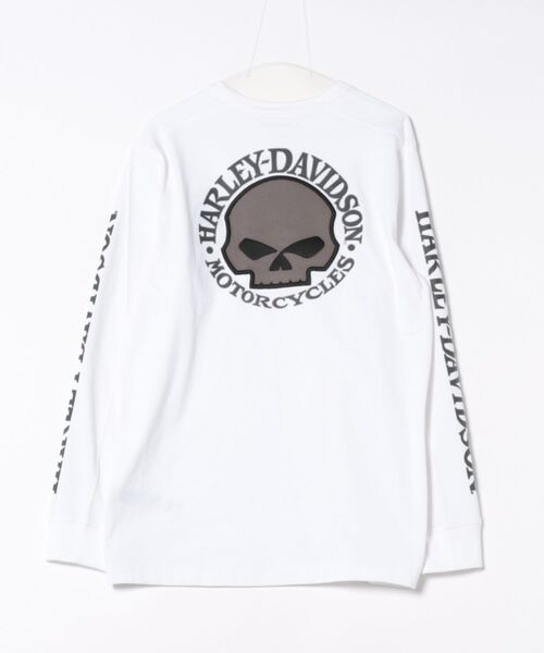 Harley Davidson tシャツ ウィリー G （TM）スカル ロング