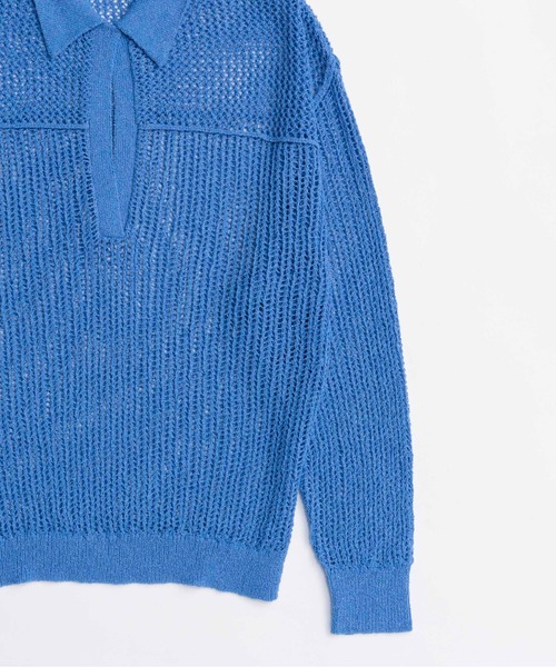 ニット セーター 「25AW PRE-ORDER」Boucle Mesh Knit Pullover/ブークレーメッシュニット「MAISON SPEC MAISON SPECIAL ニット セーター 「25AW PRE-ORDER」Boucle Mesh