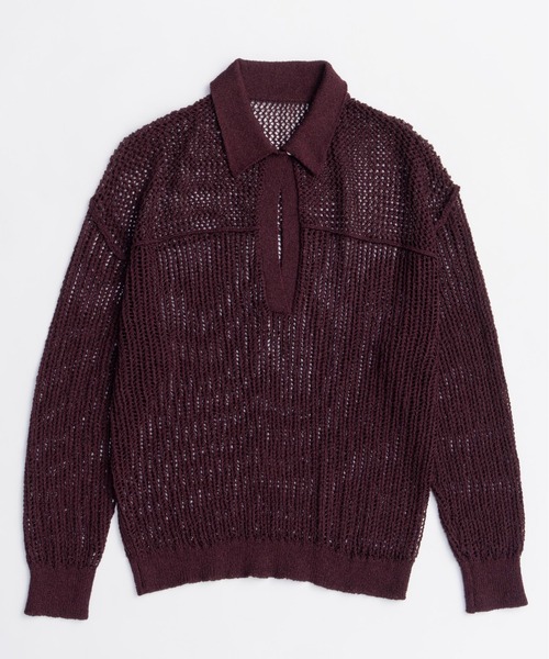 MAISON SPECIAL ニット セーター Boucle Mesh Knit Pullover