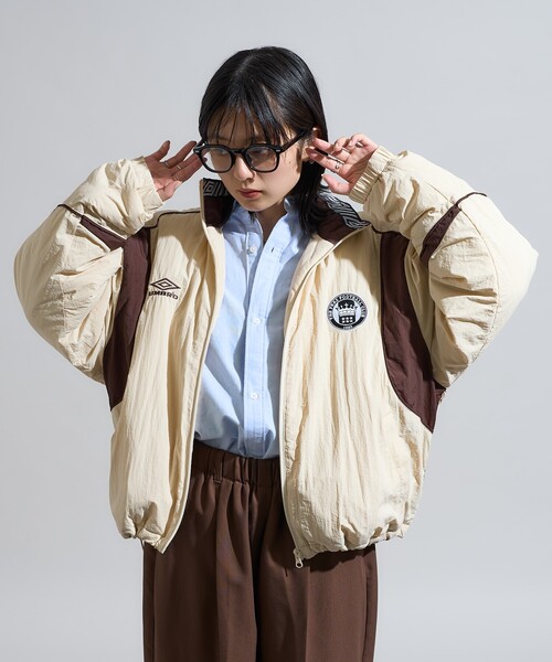FREAK'S STORE ダウンコート ダウンジャケット UMBRO × STORE