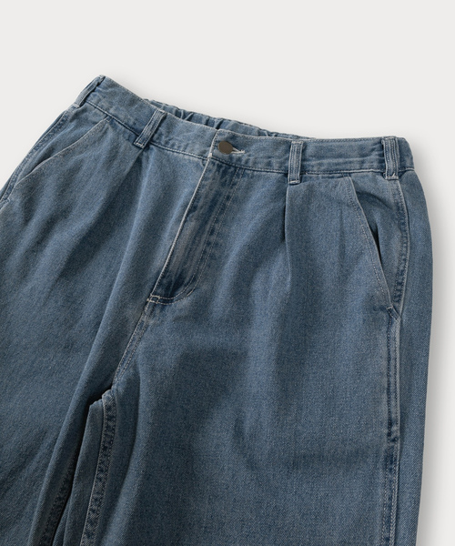 「TIMELY WARNING」 加工デニムパンツ L ブラック系その他 メンズ