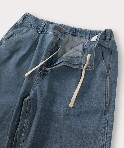 「TIMELY WARNING」 加工デニムパンツ L ブラック系その他 メンズ
