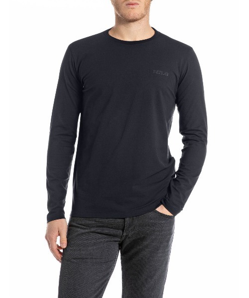 tシャツ REPLEYロゴ ストレッチジャージーロンT メンズ_3