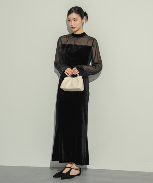 NEUNA（ヌナ） ドレス ベロアマーメイドドレス : ZOZOTOWN Yahoo!店